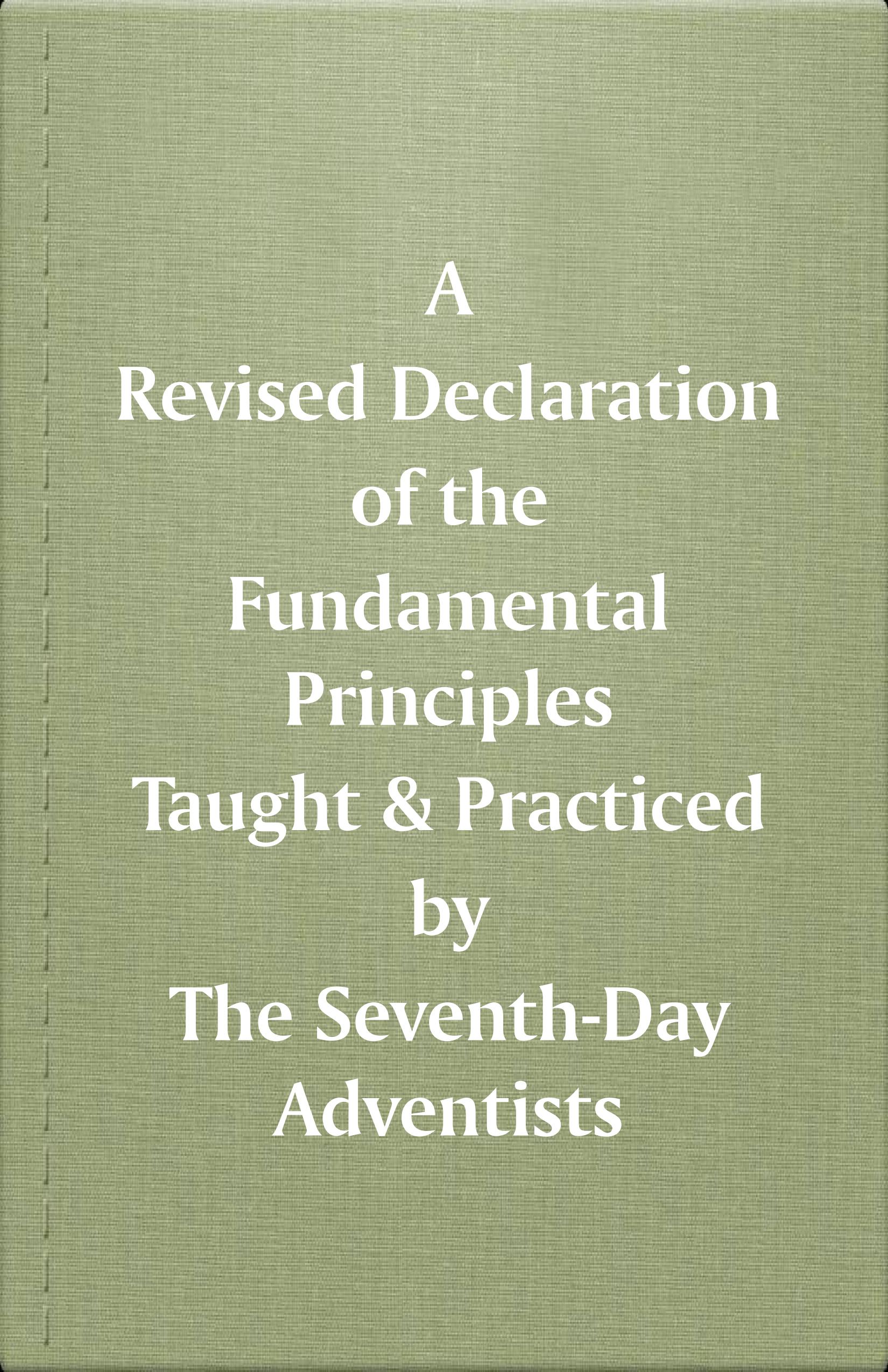 1889 Revised Statements of Belief